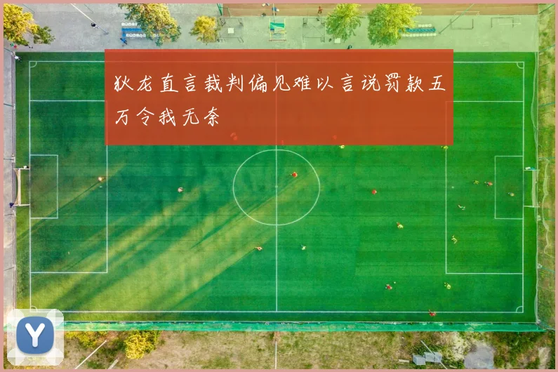 狄龙直言裁判偏见难以言说罚款五万令我无奈